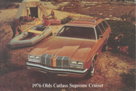 Cutlass Supreme Cruiser, postcard, USA, 1976