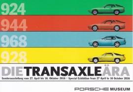 Transaxle model series, Stuttgart, factory issue, A6-size postcard, 2016, German/English