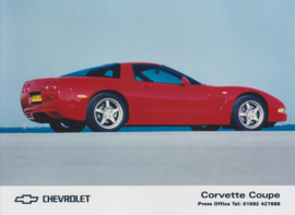 Chevrolet Corvette Coupé - press photo, Europe [UK] - 1997
