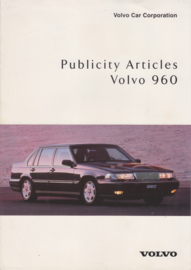 960 Sedan Publicity items folder, 4 pages, about 1994, Swedish/English language