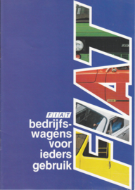 Fiorino, 900E, 238E & 242E brochure, 12 pages, about 1991, Dutch language (Belgium)