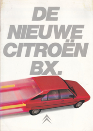 BX brochure, 16 pages, 1983, Dutch language