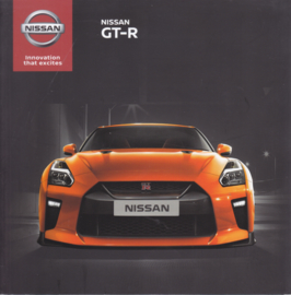 Nissan GT-R sportscar brochure, 52 pages, 10/2016, English language