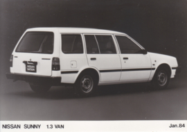 Nissan Sunny 1.3 Van, press photo, Belgium, 01/1984