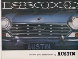 1800 Mk II brochure, 8 pages, A4-size, c1969, English language, # 2508