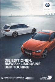 3-Series Sedan & Break brochure, 8 pages, 2017, German language