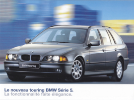 5-Series Touring brochure, 12 pages, A4-size, 01/1997, French language