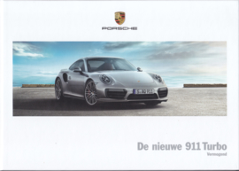 911 Turbo new model (991 II) brochure, 120 pages, 12/2015, hard covers, Dutch