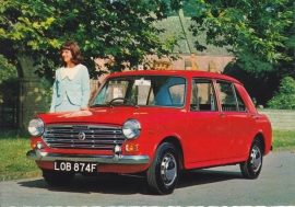 1300 Glider 4-Door, Dutch postcard, DIN A6-size, about 1966