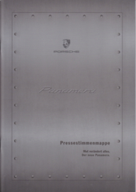 Panamera new model Press opinions brochure, 24 pages, 2016, German language