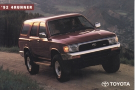 x 4Runner, US postcard, 1992, # 31043-92