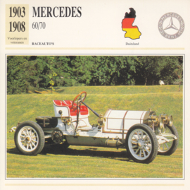 Mercedes 60/70 card, Dutch language, D5 019 02-19