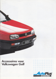 Golf Autoplus accessories brochure, A4-size, 12 pages, Dutch language, 02/1993