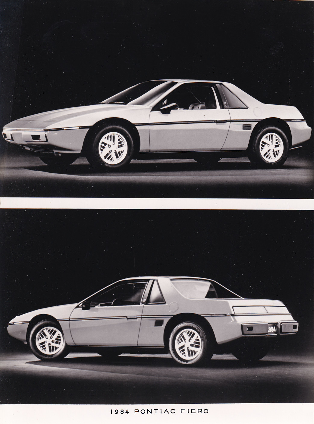 Pontiac Fiero - press photo - USA - 1984