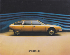 CX model range brochure, 28 pages, 11/1974, Dutch language