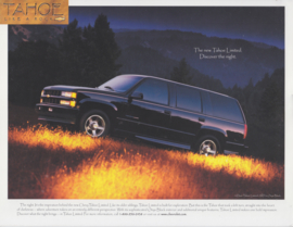 Tahoe Limited 2000, leaflet, English language, USA