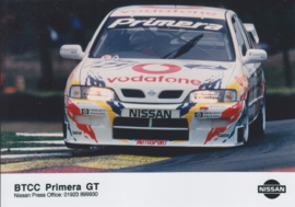 Nissan Primera GT BTCC, press photo, UK, 1998