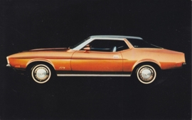 Mustang Grande, US postcard, standard size, 1971