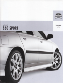 S60 Sport brochure, 10 pages, 2004, Swedish language