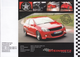 Steinmetz Tuning brochure, 12 pages, A5-size, about 2007, German/English language