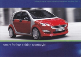 Smart Forfour Edition Sportstyle, A6-size postcard, NAIAS 2005