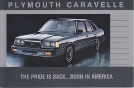 Caravelle, US postcard, continental size, 1986