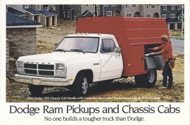 Ram Pickups & Chassis Cabs, US postcard, continental size, 1993