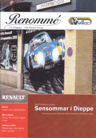 Renommé Renault magazine,  A5-size, 20 pages, Swedish language, issue 4