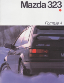 323 Formule 4 /GTX /GT brochure, 14 pages, 10/1986, Dutch language