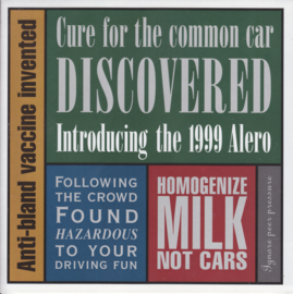 Alero GLS Sedan 1999 brochure, 16 pages, USA, 12/1997