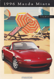 Miata Roadster, 1996, US postcard, A5-size
