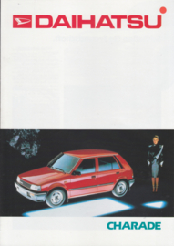 x Charade 1000 range brochure, 8 pages., about 1988, A4-size, German language