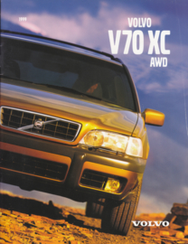 V70 XC AWD brochure, 12 pages, 1999, Swedish language