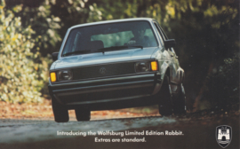 Rabbit [Golf] Wolfsburg Edition, USA postcard, 1983, # W64-003-2071
