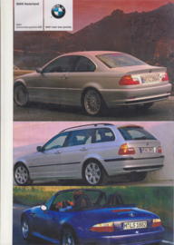 BMW All models press kit with CD-Rom & text sheets, 11/1999, Dutch language