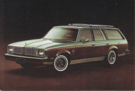 Cutlass Cruiser Brougham postcard, USA, 1979