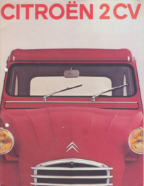 2 CV 4 folder, 6 pages, 7/1970, Dutch language