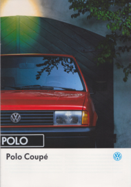 Polo Coupé brochure, A4-size, 20 pages, 01/1993, Dutch language