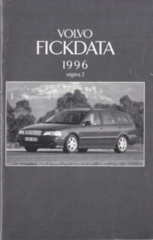 Car specifications of all models,  52 small pages, 1996, Swedish language