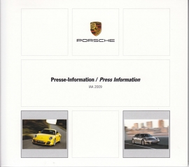 Porsche Press Kit IAA 2009, DVD with pictures & small booklet, factory-issued,  German/English