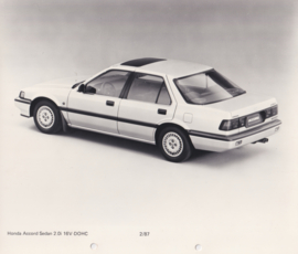 Honda Accord Sedan DOHC 2.0i-16V, large press photo, Europe, 2/1987