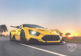Zenvo TS1 sports car, A5-size postcard, factory-issued, 2018, month: May