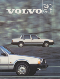 740 GLE Sedan brochure, 34 pages, Dutch language, MS/PV 787-84