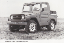 Daihatsu Taft F20 4x4 soft top 1600, press photo, Dutch, 1983