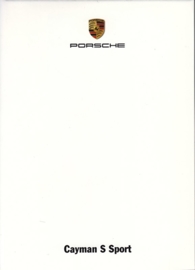 Cayman S Sport, A6-size set with 6 postcards in white cover, 2009, WSRS 0901 06S7 00