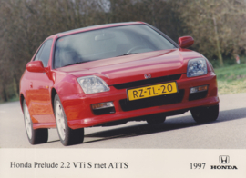 Honda Prelude 2.2 VTi S with ATTS, press photo, Dutch, 1997