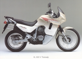 Honda XL 600 V Transalp postcard, 18 x 13 cm, no text on reverse, about 1994