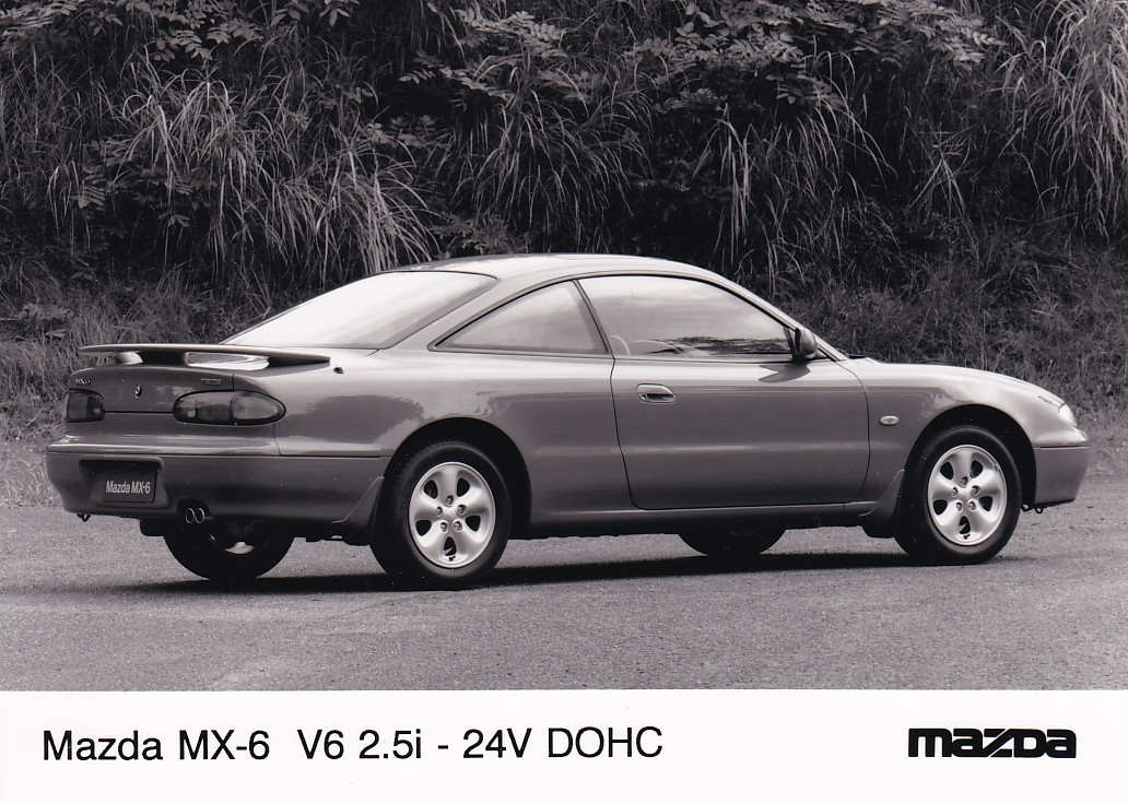Mazda MX-6 V6 2.5i 24V DOHC Coupé, press photo, Dutch, 1991