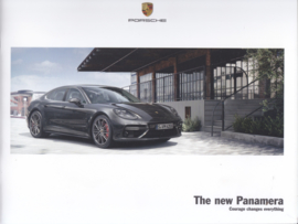 Panamera new model intro brochure, 24 pages, A4-size, 06/2016, English