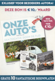 Our Cars book coupon, DIN A6-size, flyer, Dutch issue, 2008